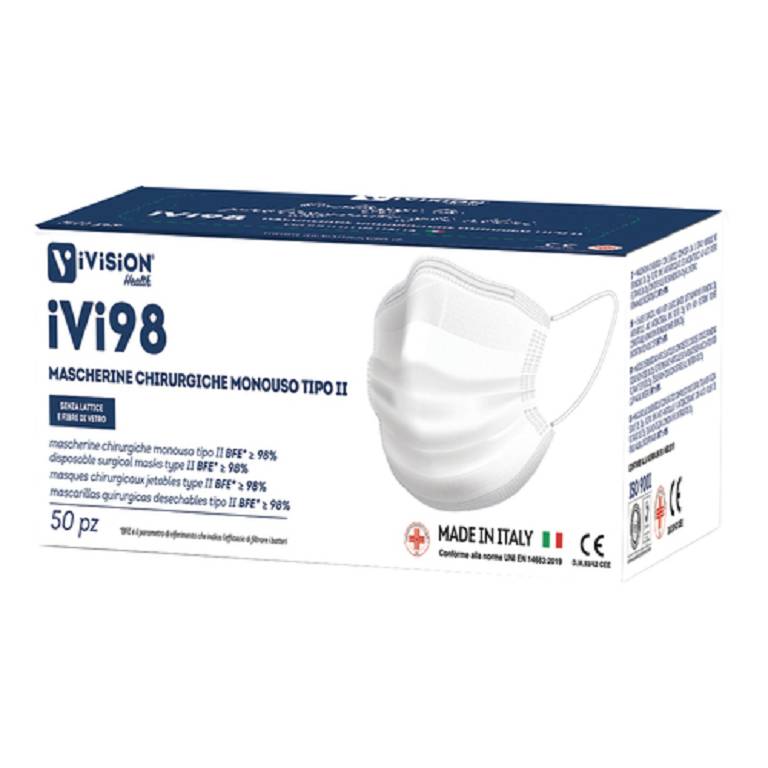 IVI98 MASCHERINA CHIR II 50PZ